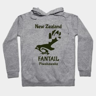 FANTAIL New Zealand /Aotearoa native bird Hoodie